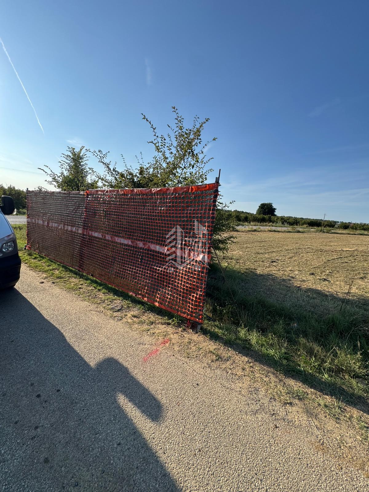 Campo fotovoltaico — strada di accesso e cabina MT — Stato di fatto della strada di accesso